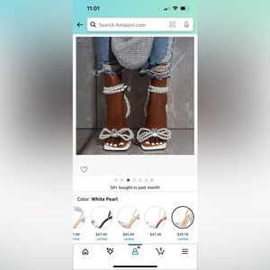 Worn once, like new. Size 7.5.